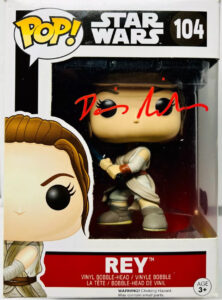 Daisey Ridley Signed Rey Star Wars Funko Pop