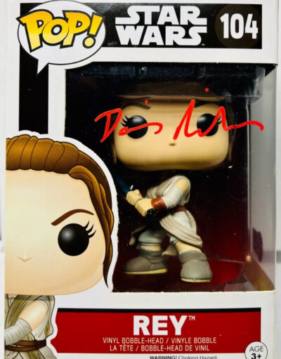 Daisey Ridley Signed Rey Star Wars Funko Pop