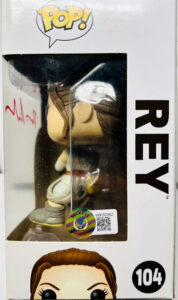 Daisey Ridley Signed Rey Star Wars Funko Pop