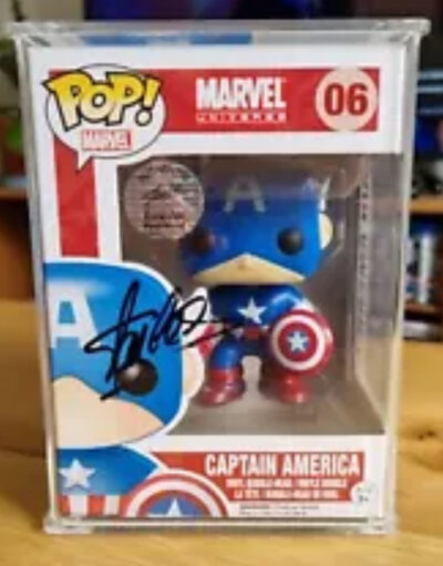 Stan Lee Personally Signed Marvel Funko Pop in Protective Case