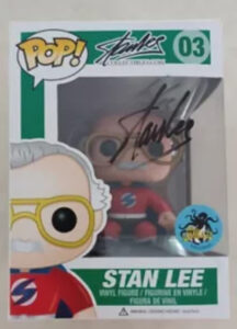 Stan Lee Personally Signed Funko Pop in Protective Case
