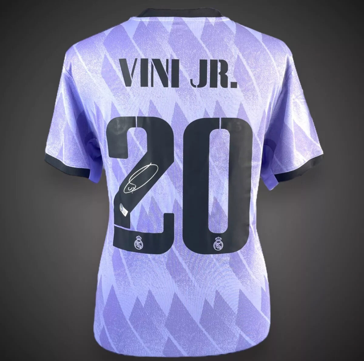 Vinicius Junior Personally Signed Real Madrid Shirt Framed - Image 2