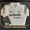 David Beckham Personally Signed Real Madrid Shirt in Deluxe Frame
