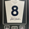 Jimmy Greaves signed retro Spurs shirt Framed