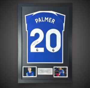 Cole Palmer Personally signed Chelsea Shirt Framed