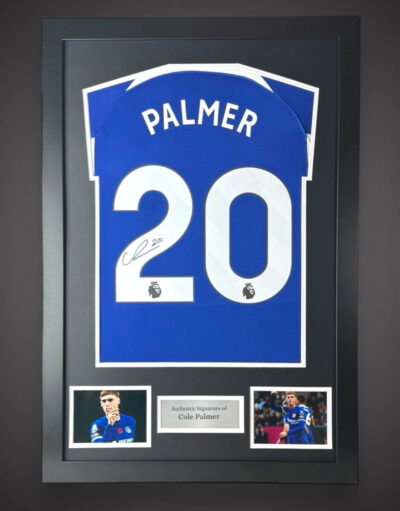 Cole Palmer Personally signed Chelsea Shirt Framed