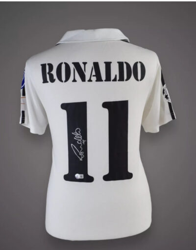 Ronaldo R9 Signed Real Madrid Shirt