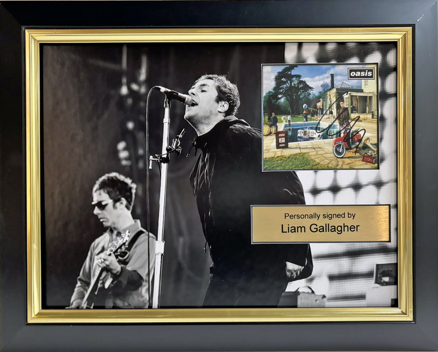 IMG_6059 Liam Gallagher Oasis CD Album Cover Framed - Image 1