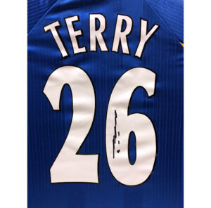 John Terry personally signed Chelsea Shirt in Deluxe Frame
