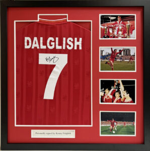 Kenny Dalglish Signed Liverpool Shirt in Deluxe Frame