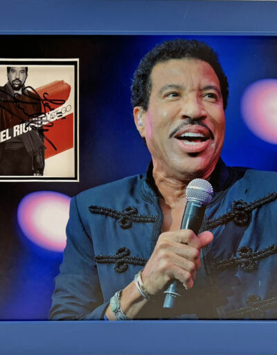 Lionel Richie Personally Singed CD Album in Framed Presentation