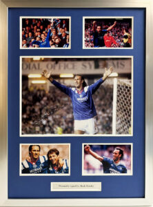 Mark Hatley Signed Glasgow Rangers Framed Presentation