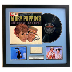 Julie Andrews & Dick Van Dyke Personally Signed Mary Poppins Framed Presentation