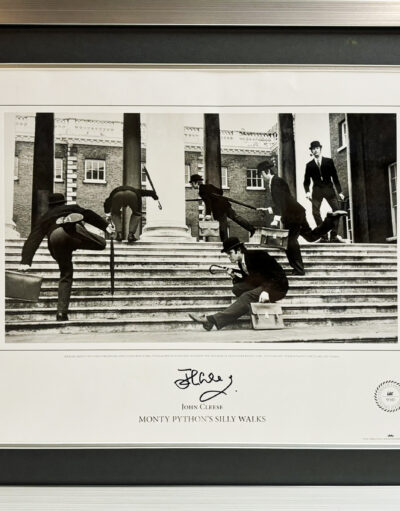 John Cleese Signed Monty Python's Ministry of Silly Walks Presentation Framed