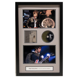 Noel Gallagher Personally Signed High Flying Birds CD in Framed Presentation
