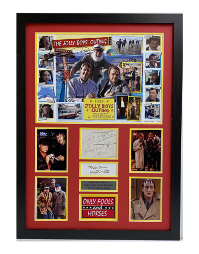 Only Fools and Horses Presentation personally signed by David Jason, Nicolas Lyndhurst & Buster Merryfield