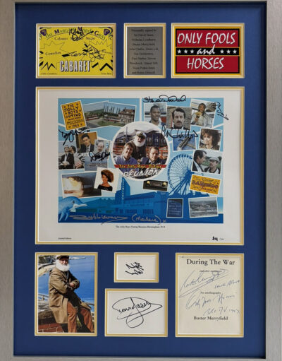 Only Fools and Horses Presentation personally signed by David Jason, Nicolas Lyndhurst & Buster Merryfield & 8 Others
