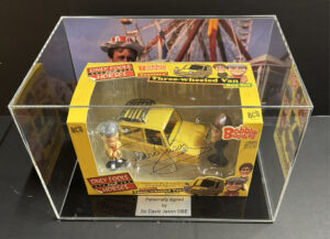 Only Fools and Horses Bobble Van personally signed by David Jason in Case