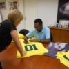 Brazil Shirt personally signed by Pele Deluxe Frame - Image 3