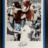 Pele Personally Signed Picture with Bobby Moore Framed