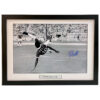 Pele Personally Signed Overhead Kick Picture Framed