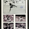 Pele Personally Signed Overhead Kick Picture in Framed Presentation