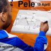 Pele Personally Signed Overhead Kick Picture in Framed Presentation - Image 2