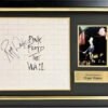 Roger Waters Personally Signed Pink Floyd The Wall Vinyl Album Framed