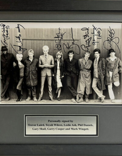 Quadrophenia Poster signed by Phil Daniels, Leslie Ash, Gary Cooper & 4 others in Framed Presentation