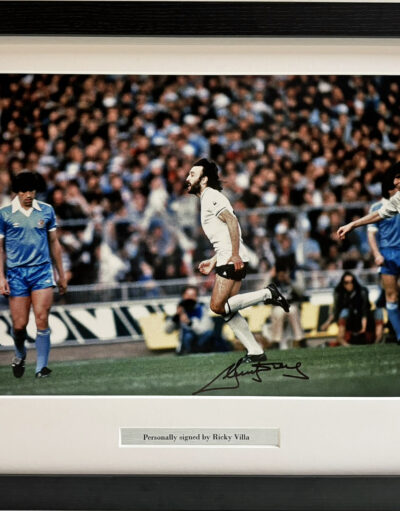Ricky Villa Signed Tottenham Hotspur Framed Presentation