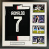 Cristiano Ronaldo Signed Juventus Shirt in Deluxe Frame