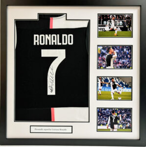 Cristiano Ronaldo Signed Juventus Shirt in Deluxe Frame