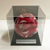 Cristiano Ronaldo Signed Manchester United Football in Case with Plaque