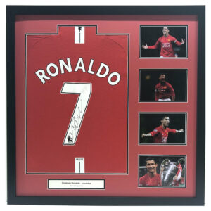 Cristiano Ronaldo Signed Manchester United 2008 Shirt in Deluxe Frame