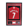 Cristiano Ronaldo Signed Manchester United 2008 Shirt Framed