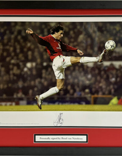 Rudd Van Nistelrooy Personally Signed Photo Framed