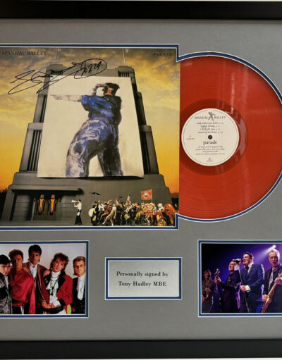 Tony Hadley Signed Spandau Ballet Vinyl Album in Framed Presentation