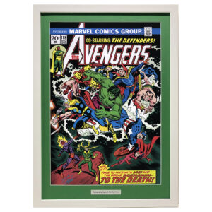 The Avengers Large Canvas Personally Signe by Stan Lee