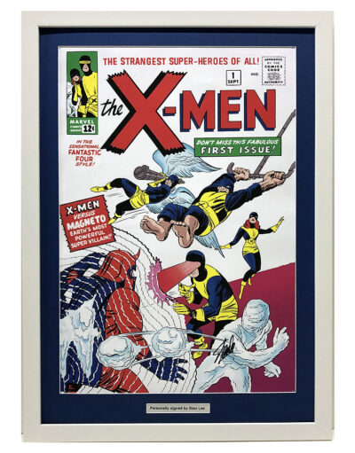 X-Men Large Canvas Personally Signe by Stan Lee