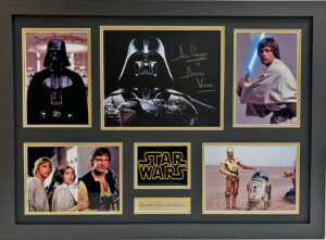David Prowse Signed Star Wars Framed Presentation Image E