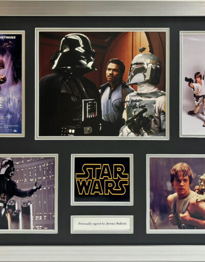 Jeremy Bulloch Signed Star Wars Framed Presentation Image D