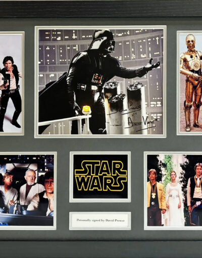 David Prowse Signed Star Wars Framed Presentation Image C