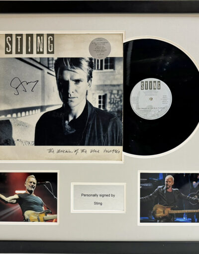 Sting Personally Signed Vinyl Album in Framed Presentation