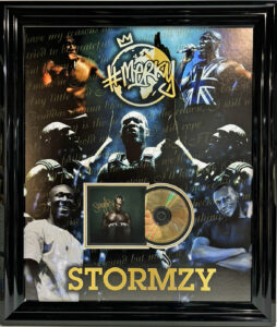 Stormzy Personally Singed CD Cover in Framed Presentation