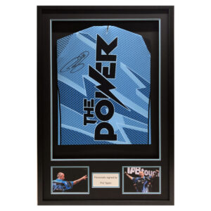 Phil The Power Taylor Signed Shirt Framed