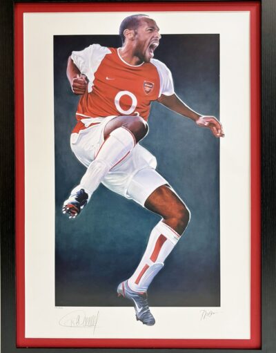 Thierry Henry - Limited edition signed & framed Arsenal print
