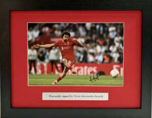 Trent Alexander Arnold Personally Signed Liverpool picture in Frame