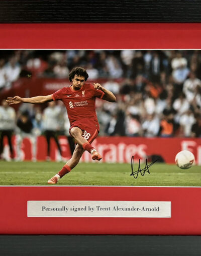 Trent Alexander Arnold Personally Signed Liverpool picture in Frame