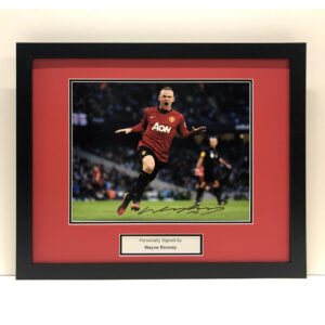 Wayne Rooney Signed Photo Framed