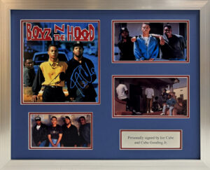 Boyz in The Hood Framed Presentation Signed by Ice Cube/Cuba Golding Jr